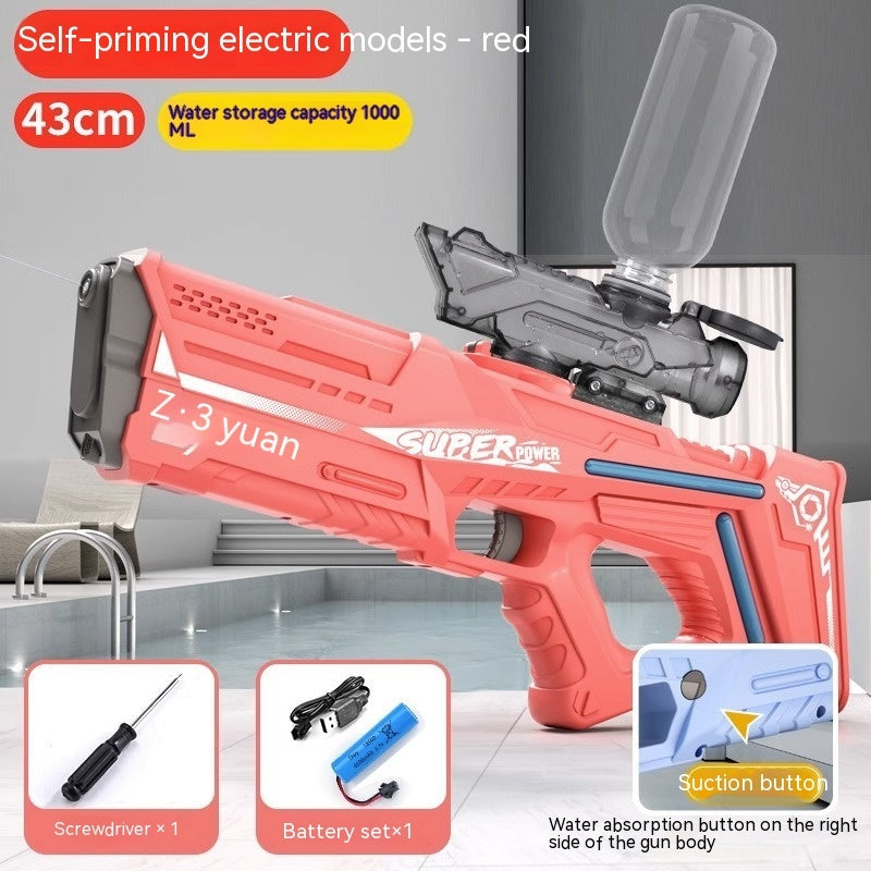 Children's Large Automatic Electric Water Suction Gun Toy