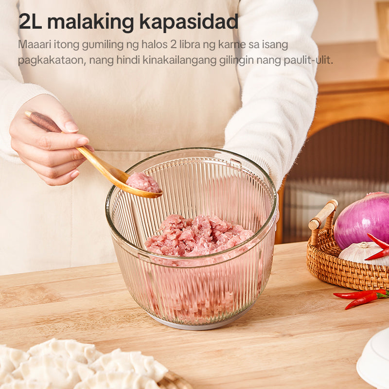 Fusu PY-37948 Food Processor Meat Grinder With Dual Blades