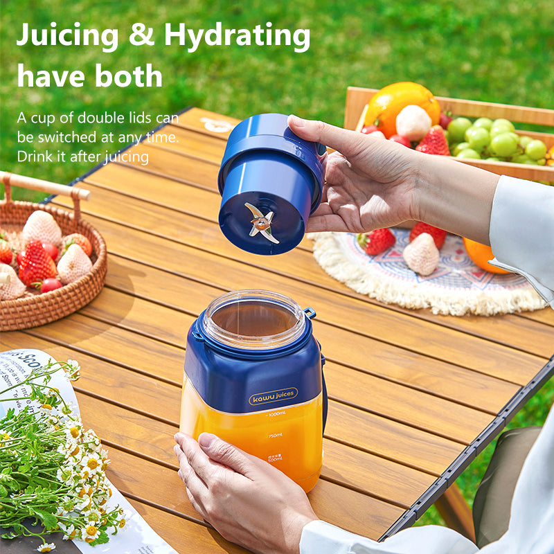 Kawu HAY-8302 Portable Juice Cup Blue