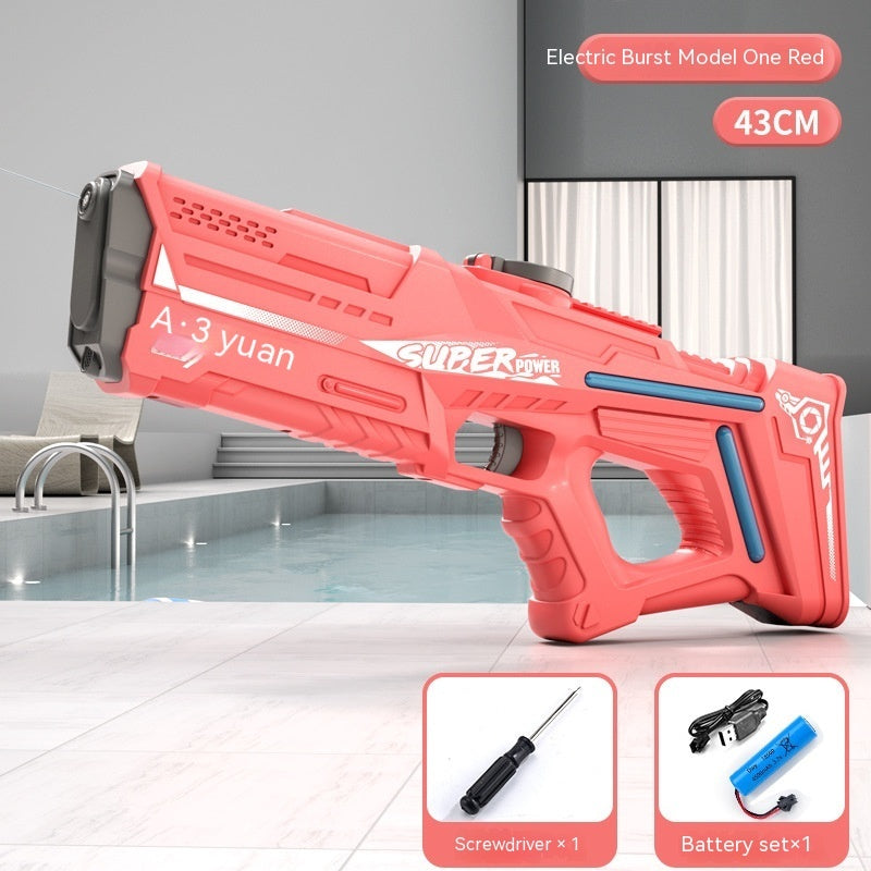 Children's Large Automatic Electric Water Suction Gun Toy