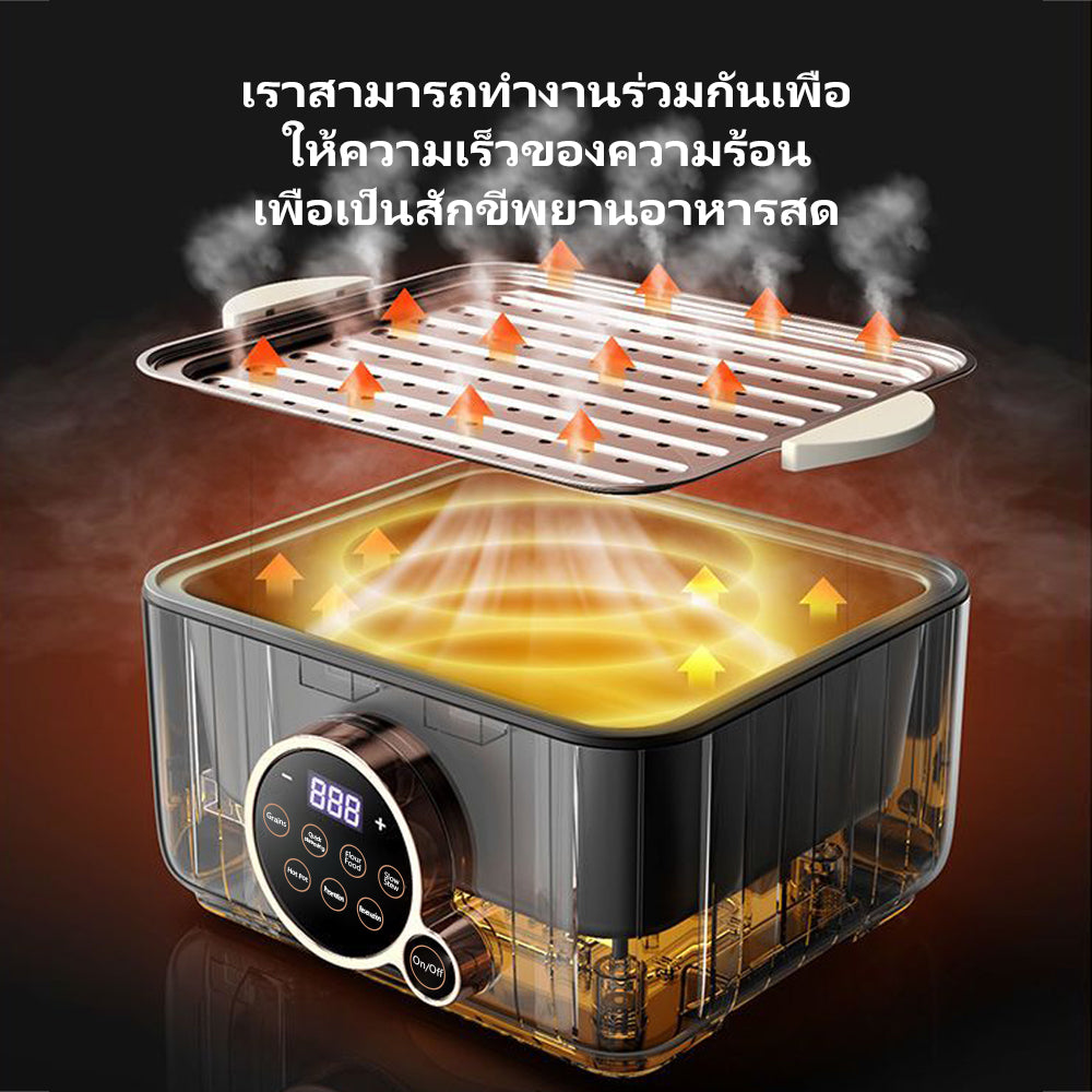 Kawu BT-ZG06 Steaming And Boiling Pot Three Layers