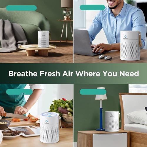 Air Purifiers For Home Bedroom H13 True HEPA Air Filter, Quiet Air Cleaner,Portable Small Air Purifier For Office, Living Room,Amazon Banned Sales Platform
