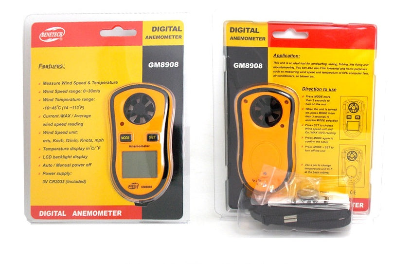 Digital Anemometer Handheld Measuring Instrument