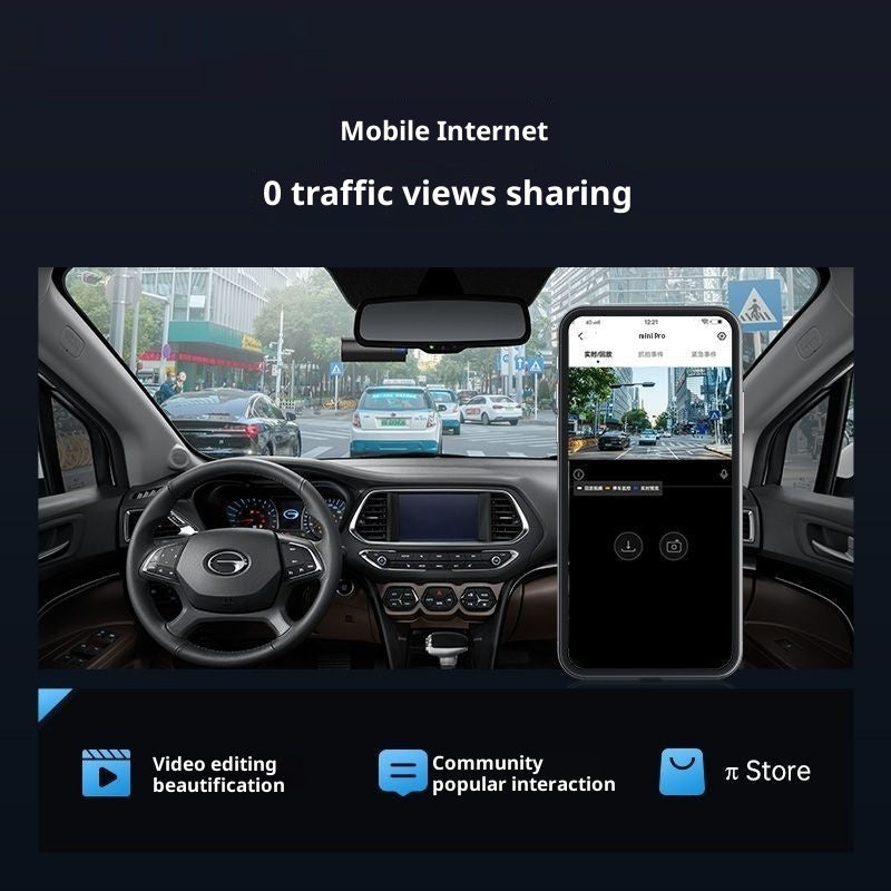 Mini Pro Driving Line-free HD Night Vision Recorder