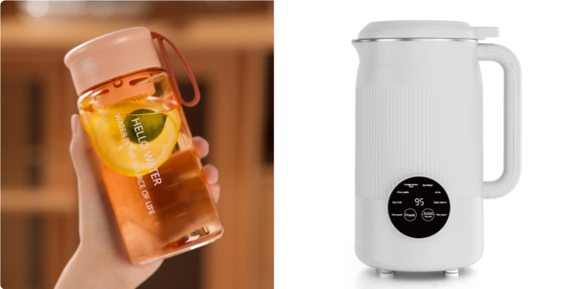 110V-220V 1200ml Soybean Milk Machine Multifunction Juicer Portable Blender Automatic Heat Home Soy Milk Maker Kitchen Gadgets