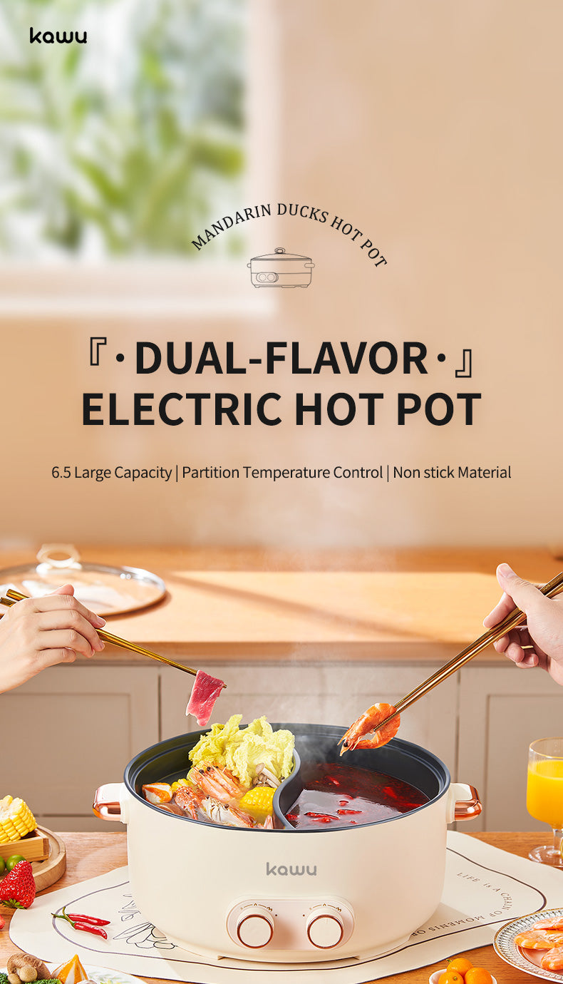 Kawu XM-DH65 Dual Hot Pot New