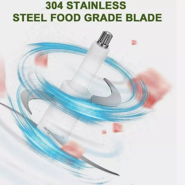 Food Processor Blender  2L Chopper Mixer Meat Spices Grinder Smoothie Maker