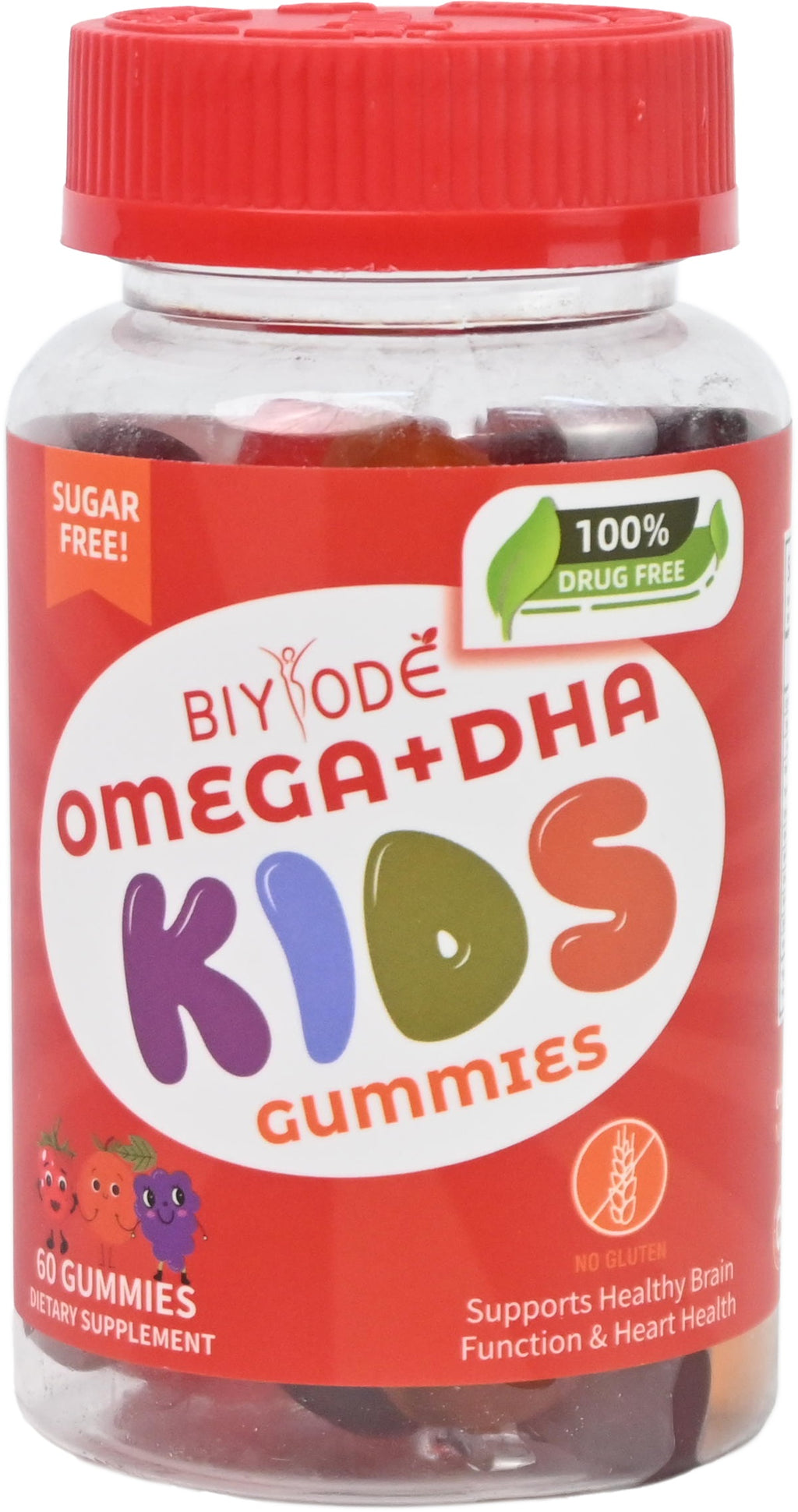 Jiabeikang Factory Kids Supplements Omega3 Vitamin C D Brain Function Heart Eyes Health Children Grow Taller DHA Gummies