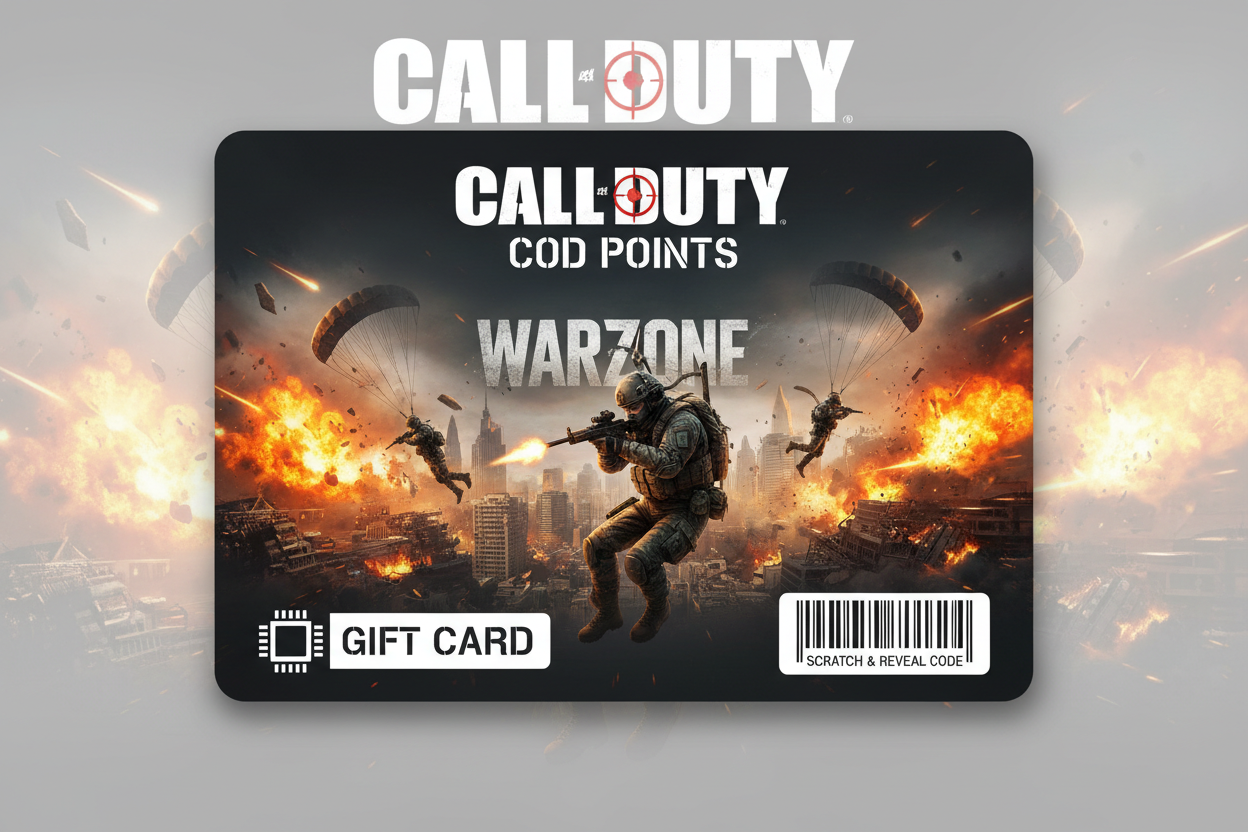 Call of Duty COD Points Gift Card - 5,000 Points ($50)