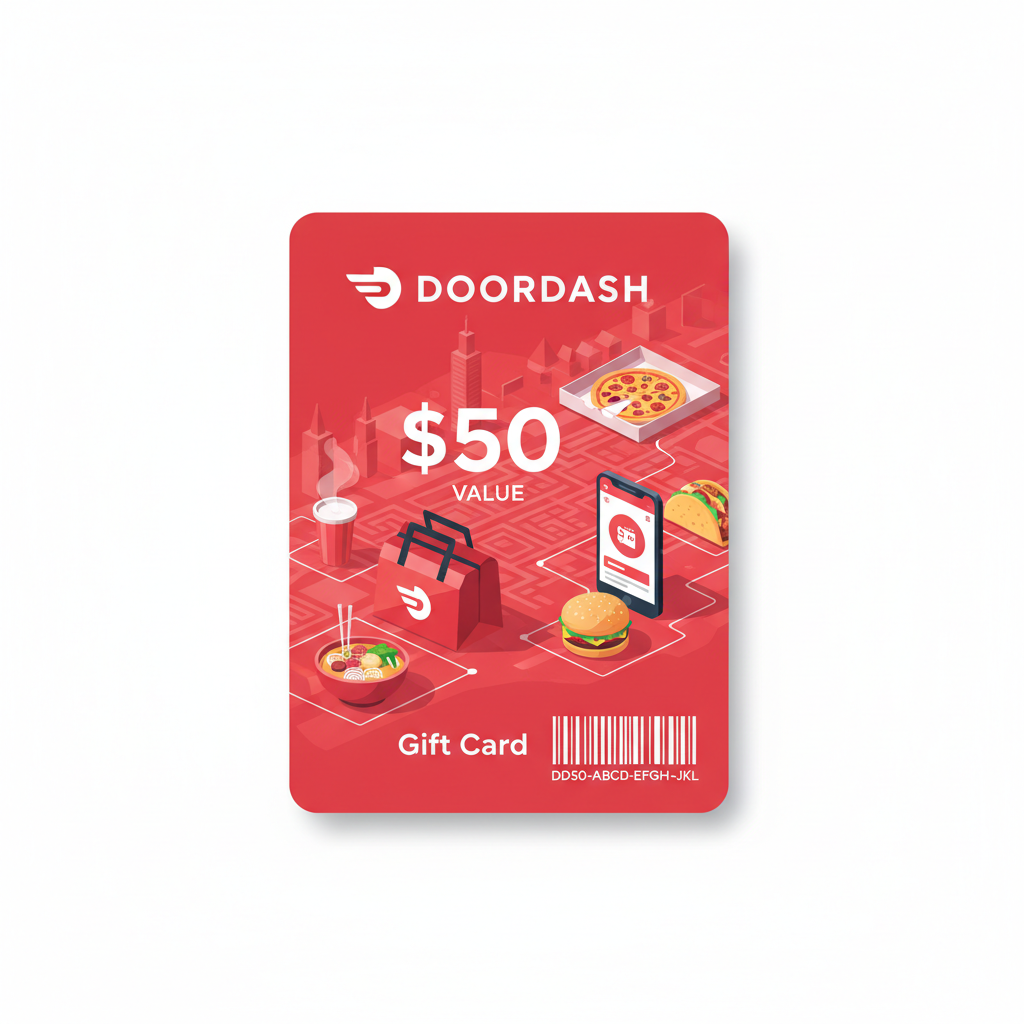 DoorDash $50 Gift Card