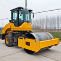 Heavy Duty Single Drum Road Roller Compactor - 3 Ton Vibratory Soil Compaction Equipment