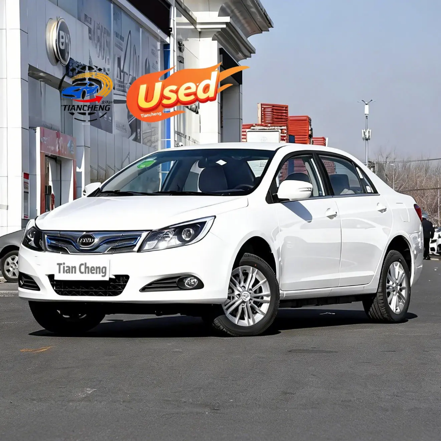 BYD E5 Electric Sedan - White 4-Door EV with Premium Features & Fast Charging