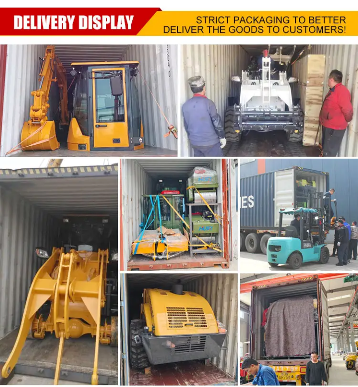 Heavy Duty Backhoe Loader - HQWZ Series Multi-Function Construction Equipment