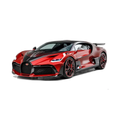 Bugatti Divo Hypercar - Limited Edition Red & Black Carbon Fiber Performance Vehicle