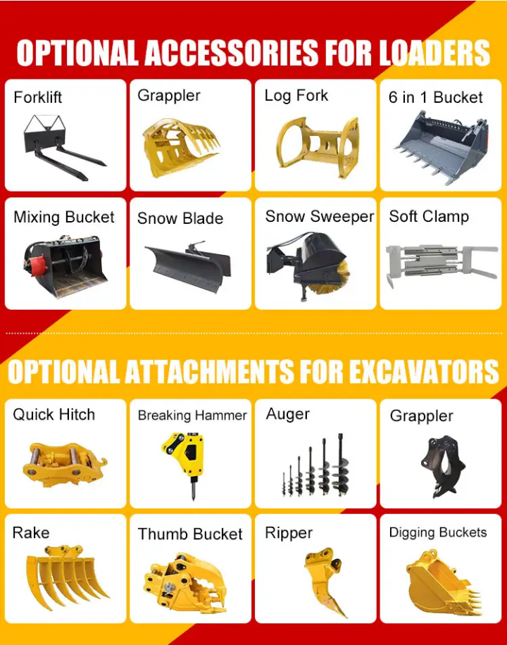 Heavy Duty Backhoe Loader - HQWZ Series Multi-Function Construction Equipment