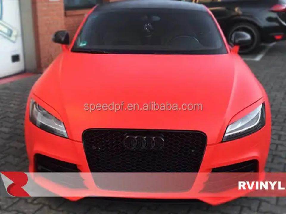 Matte Satin Car Protection Film - Premium Vehicle Wrap