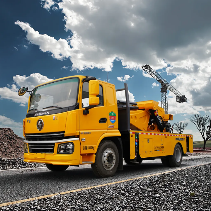 Used Shacman Heavy-Duty Wrecker Tow Truck - 21-Ton Recovery Vehicle