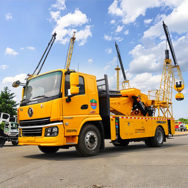Used Shacman Heavy-Duty Wrecker Tow Truck - 21-Ton Recovery Vehicle