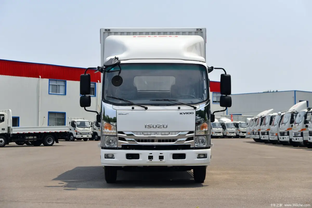Isuzu KV100 Box Truck - Commercial Delivery Vehicle | White Cargo Van