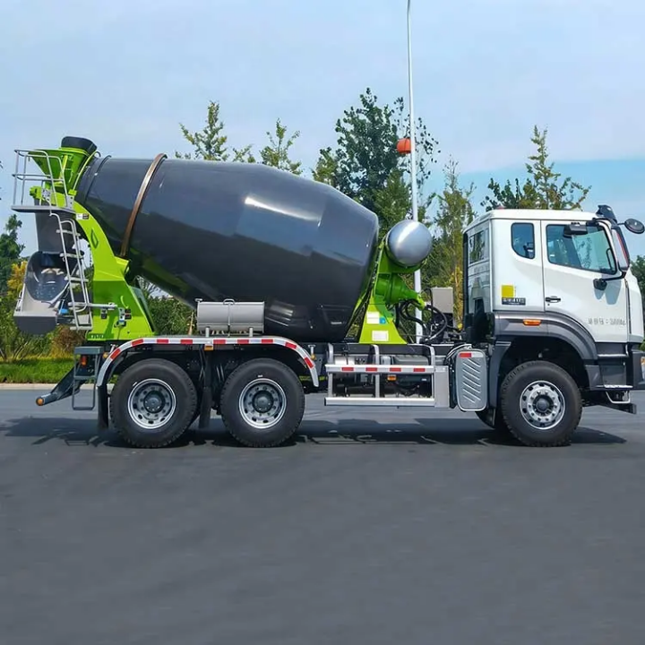 Heavy-Duty Concrete Mixer Truck - 6x4 Commercial Cement Mixer with Rotating Drum