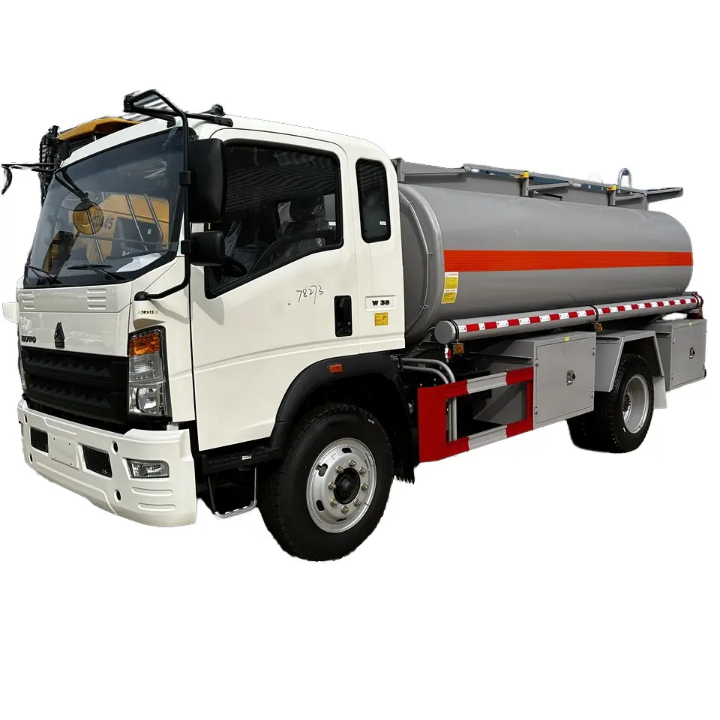 HOWO 5000L Fuel Tanker Truck - Commercial Diesel Transport Vehicle