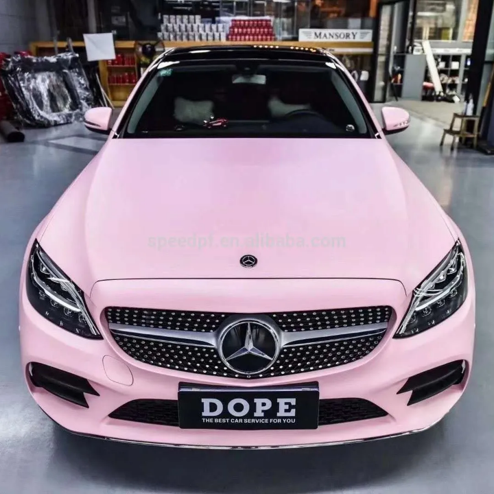 Matte Satin Car Protection Film - Premium Vehicle Wrap