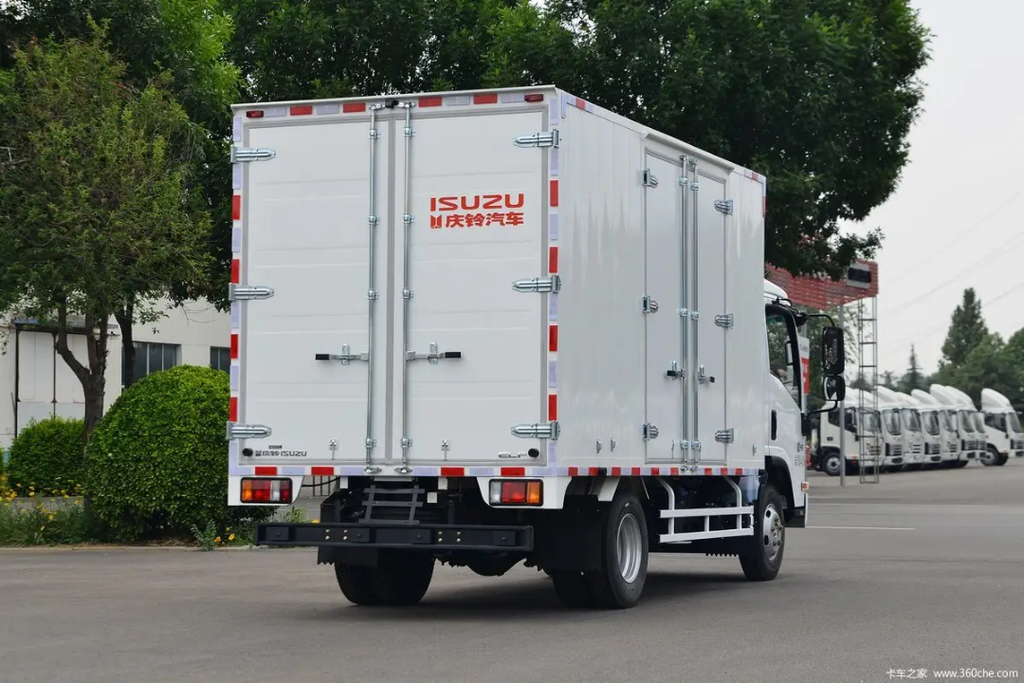 Isuzu KV100 Box Truck - Commercial Delivery Vehicle | White Cargo Van