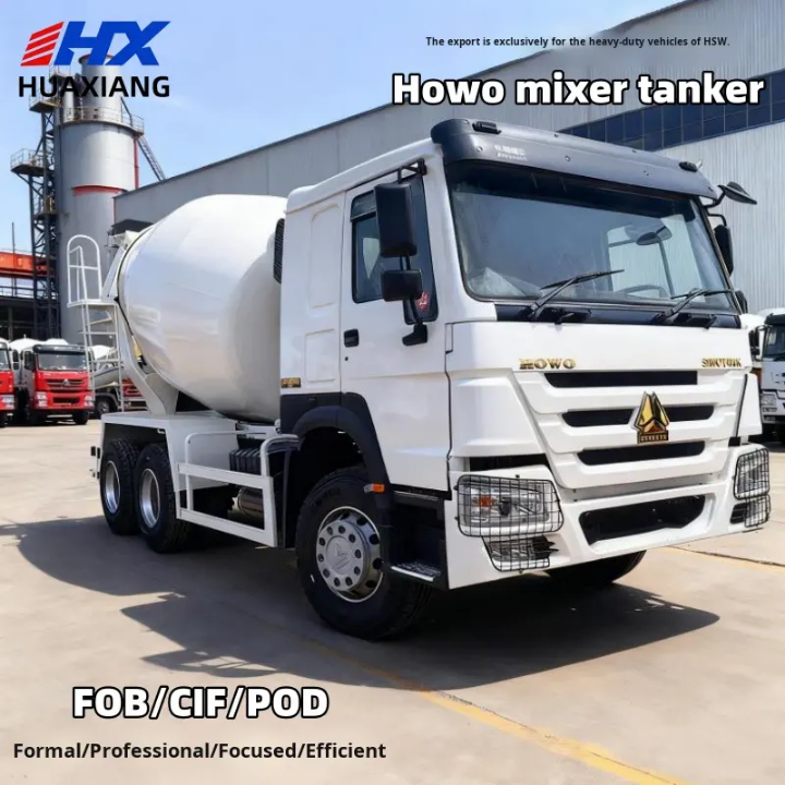 Howo SINOTRUK Heavy-Duty Concrete Mixer Tanker Truck - 6x4 Commercial Vehicle