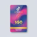 TikTok $50 Gift Card